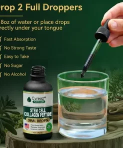 Cvreoz® 𝑆𝑡𝑒𝑚 𝐶𝑒𝑙𝑙 & 𝐶𝑜𝑙𝑙𝑎𝑔𝑒𝑛 𝑃𝑒𝑝𝑡𝑖𝑑𝑒 𝑂𝑟𝑎𝑙 𝐷𝑟𝑜𝑝𝑠