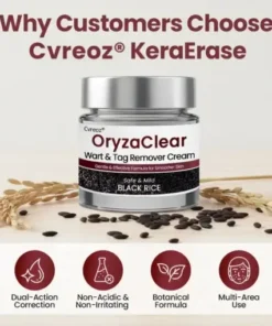 Cvreoz® OryzaClear Black Rice Botanical Keratin-Softening Cream