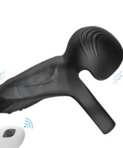 Histone™ vibrirajoči električni zaklepni obroč za moško masturbacijo