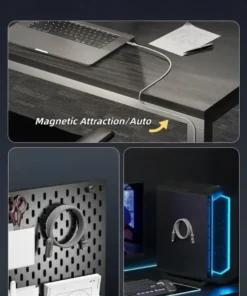 QIAWI™ Magnetic Anti-Tangle Charging Cable