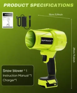 SUPTRUCK™ 5000W Turbo Jet Fan Snow Blower 2.0