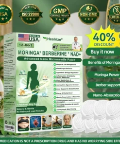 H𝐞a𝐥r𝐢z𝐞® 1𝟐-𝐈N-1 M𝐨r𝐢n𝐠a * B𝐞r𝐛e𝐫i𝐧e * N𝐀D+ 𝐀d𝐯a𝐧c𝐞d N𝐚n𝐨 𝐌i𝐜r𝐨n𝐞e𝐝l𝐞 𝐏a𝐭c𝐡