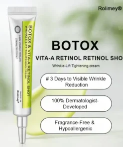 Rolimey® Botox & Vita-A Retinol Shot Tightening and Wrinkle-Reducing Cream