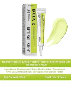 Rolimey® Botox & Vita-A Retinol Shot Tightening and Wrinkle-Reducing Cream